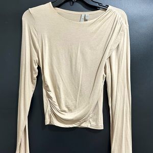 Shoulder drape top